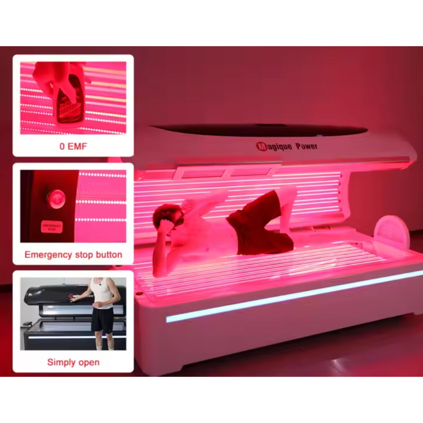 SedaPretty Red Light Therapy Bed